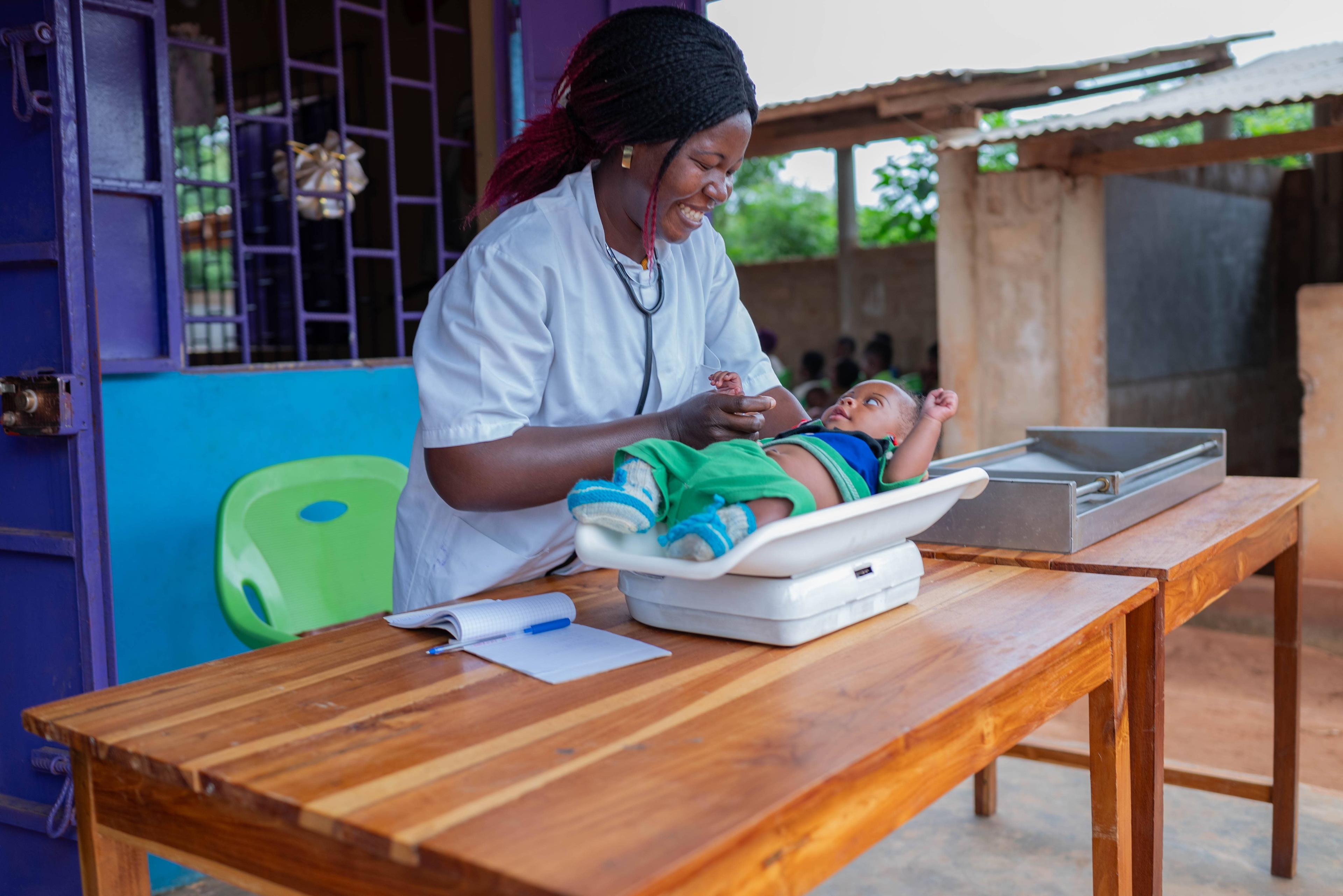 Medical support for a mum and baby for a year