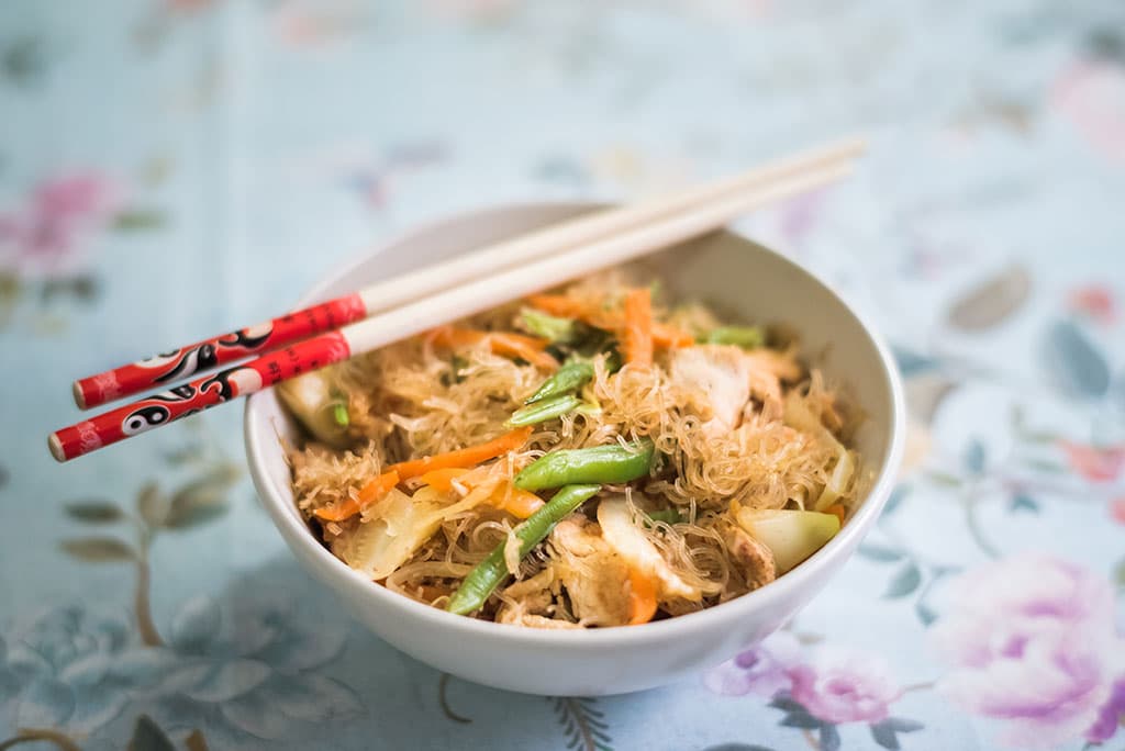 Pancit Bihon noodles