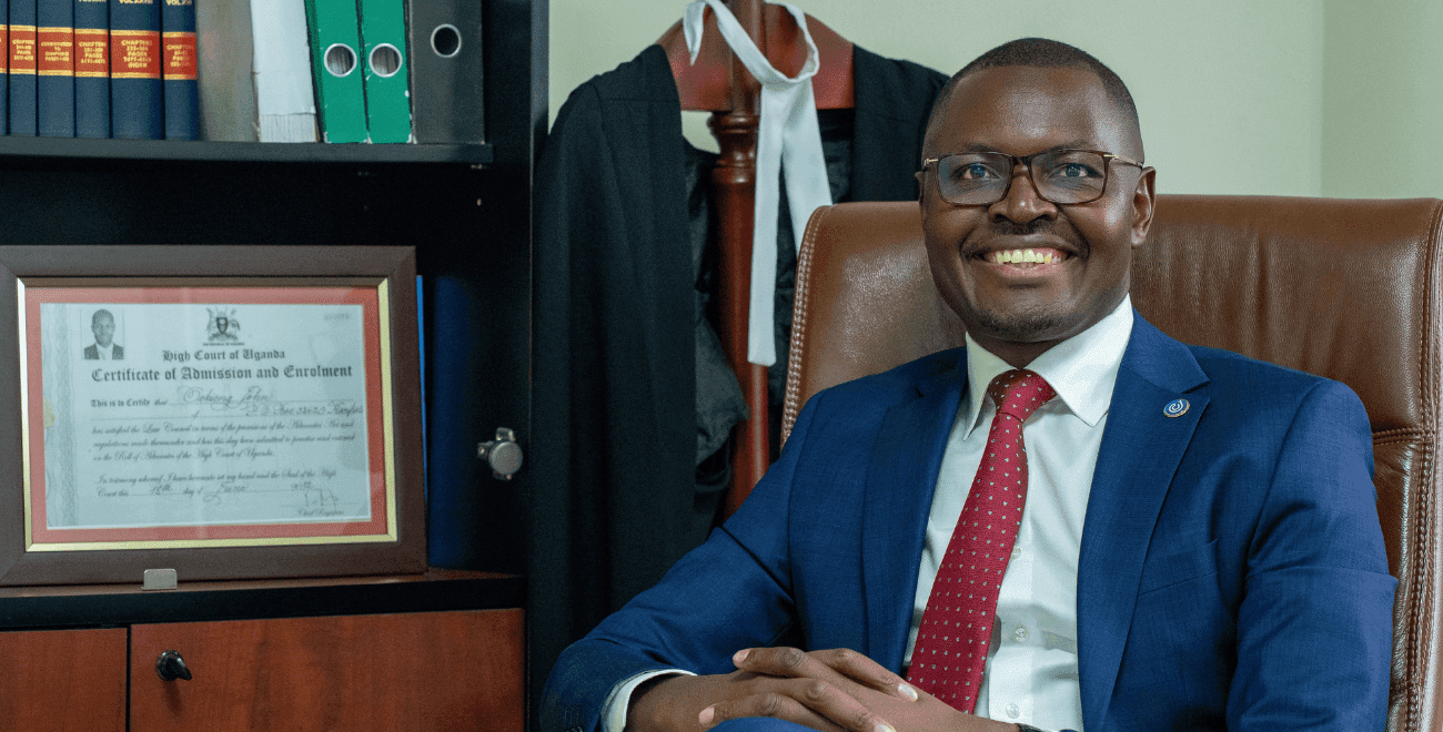 John set up his own law firm to fulfil his dream of being an advocate for the most vulnerable in his country