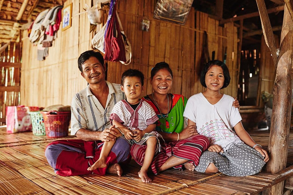 family photo in Thailand