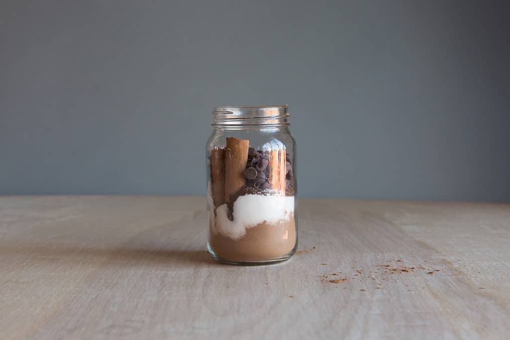 hot chocolate jars
