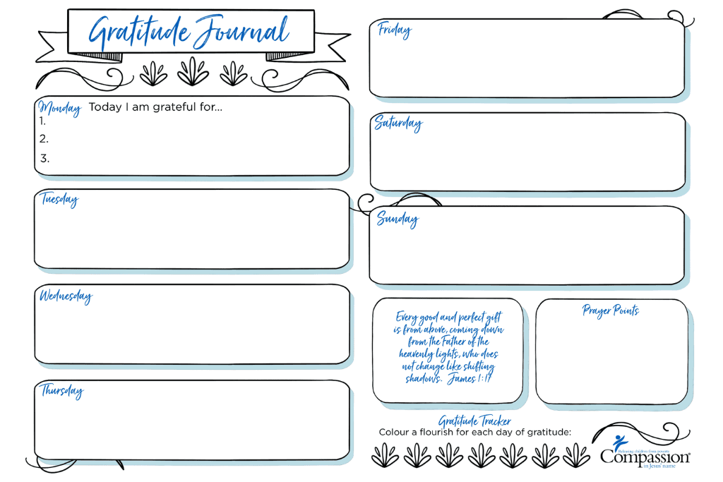 Traditional Gratitude Journal