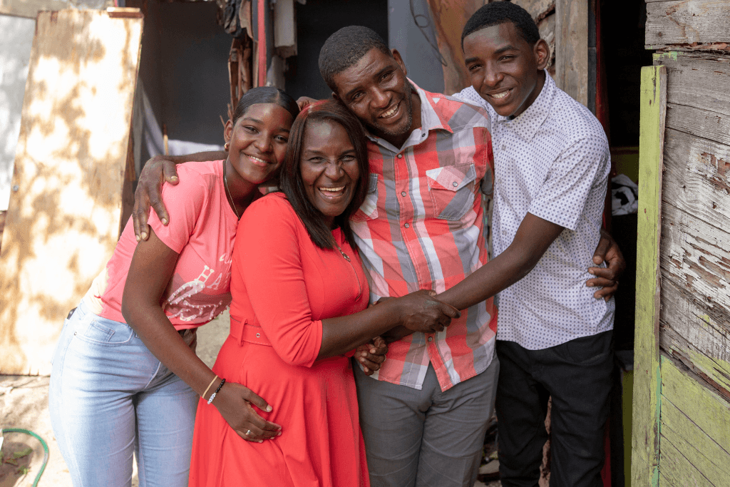 Jose with his family