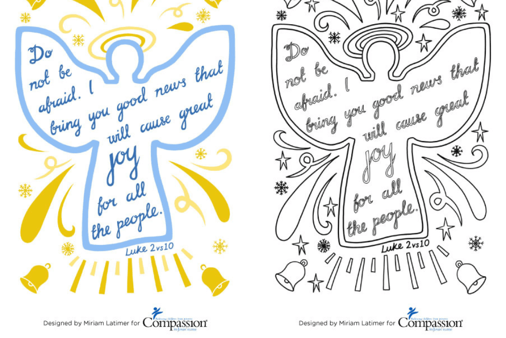 Christmas Angel designed by Miriam Latimer