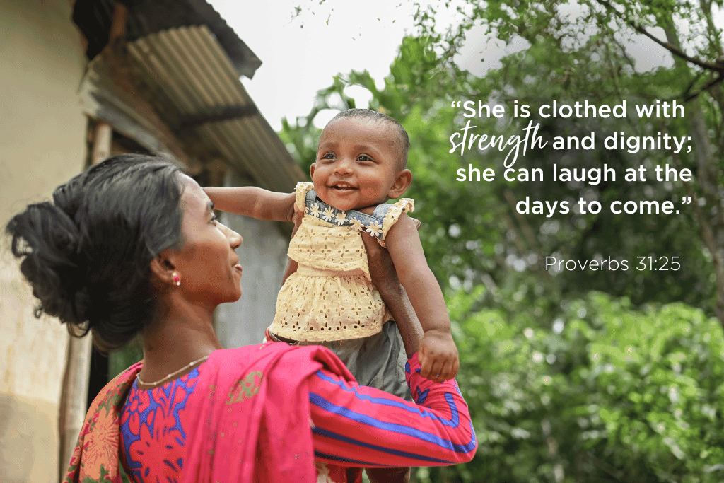 Bible verses for mother's day Proverbs 31:25