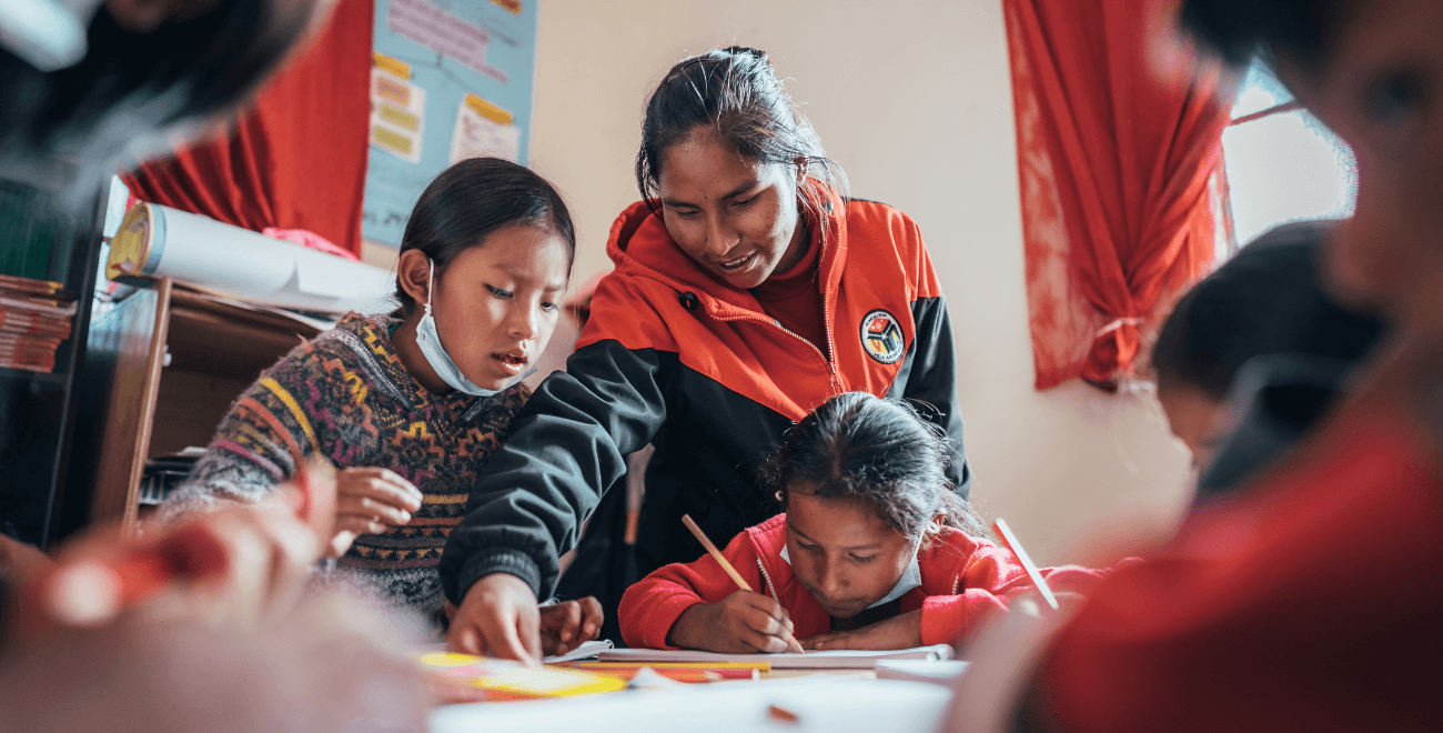 Children at their Compassion project