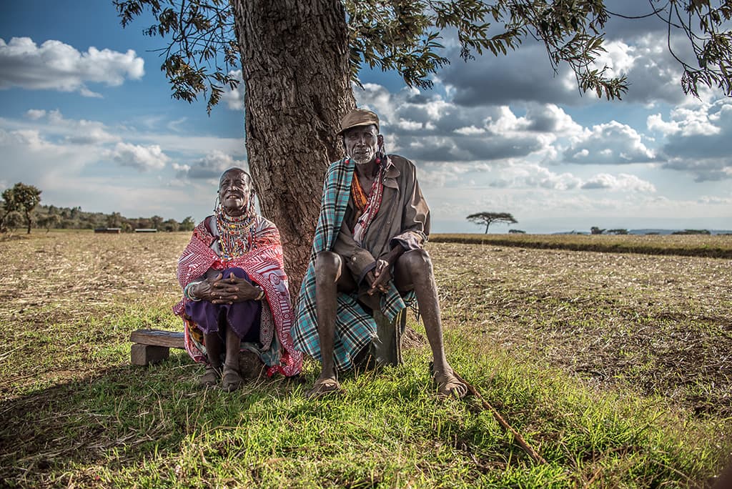 Nasinde and her brother