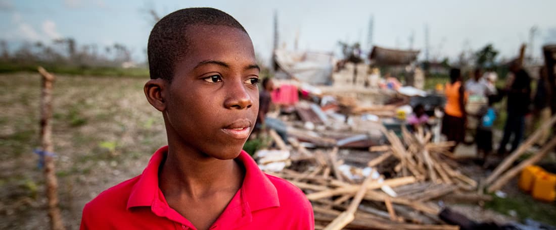 Hurricane Matthew survivor