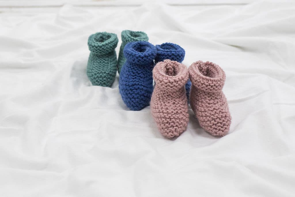 free modern baby knitting patterns booties