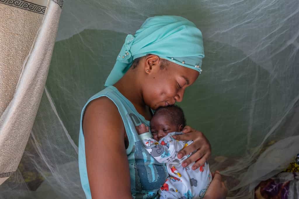 Nutritional support for a mum and baby for two months